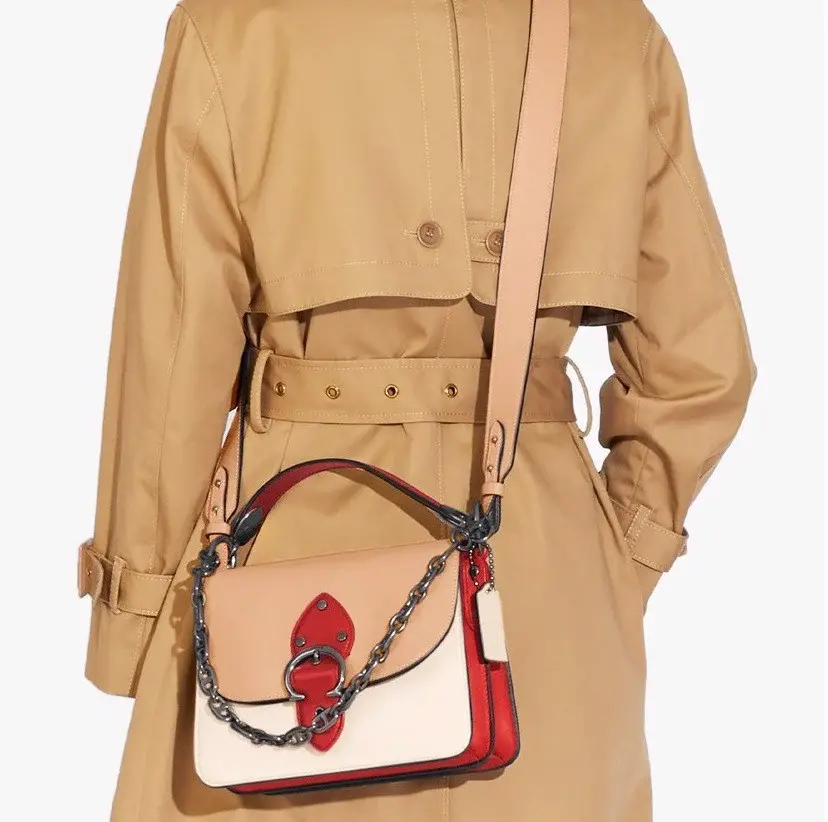 Túi Coach Beat Shoulder Bag In Colorblock C2595 V5LBO - Ảnh 3