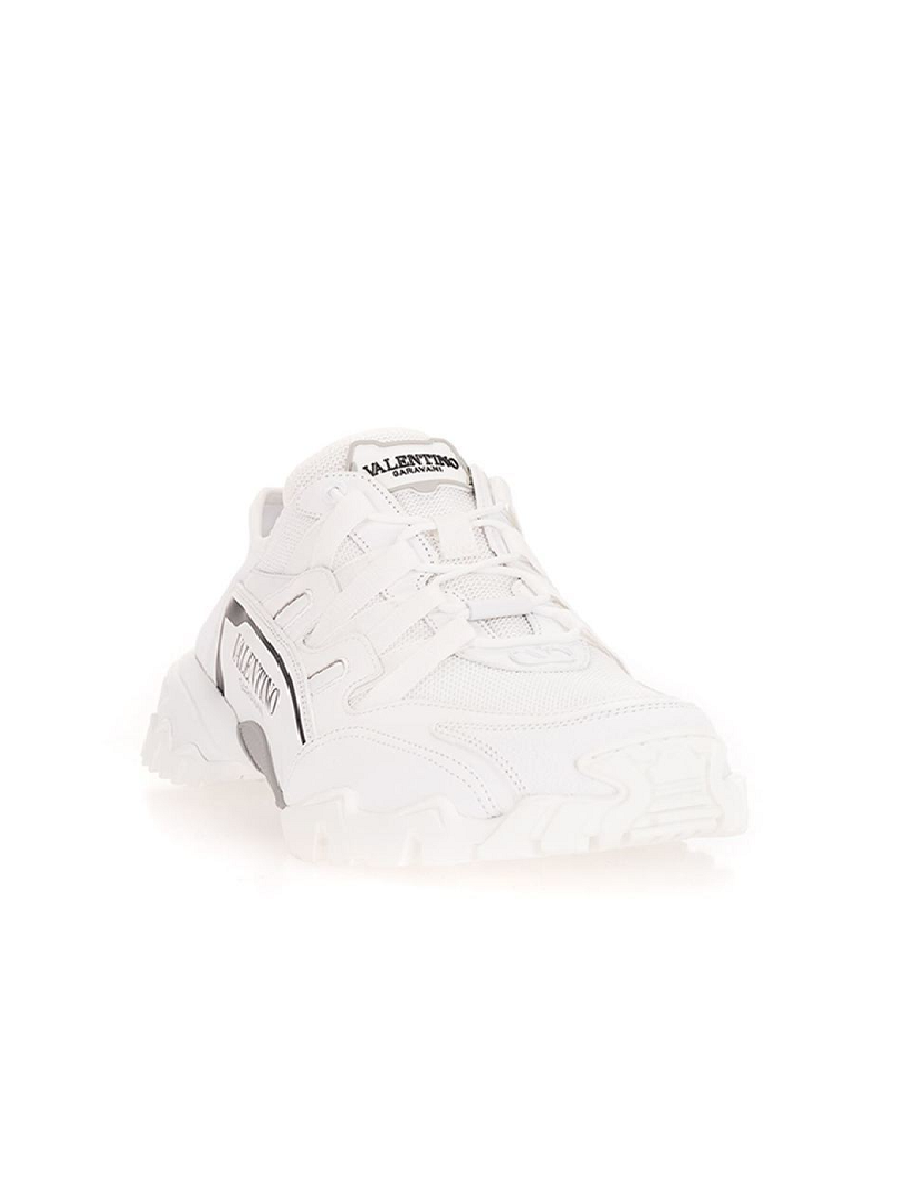 Giày Valentino Logo Lettering Sneakers in white VY2S0E04VXN0BO - Ảnh 5