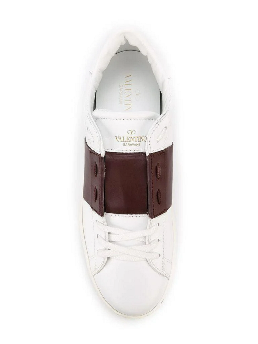 Giày Valentino Calfskin Open Sneaker UY2S0830BLUR67 - Ảnh 4