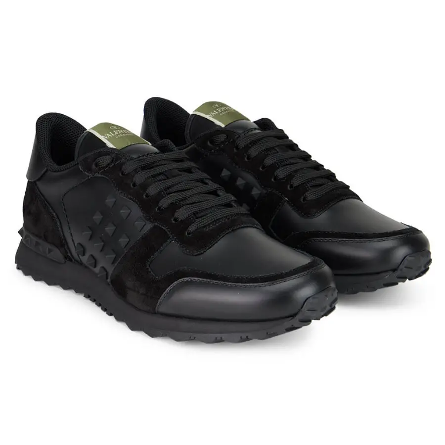 Alternative view of Giày Valentino Black Leather Rockstud WY2S0748VRJN01