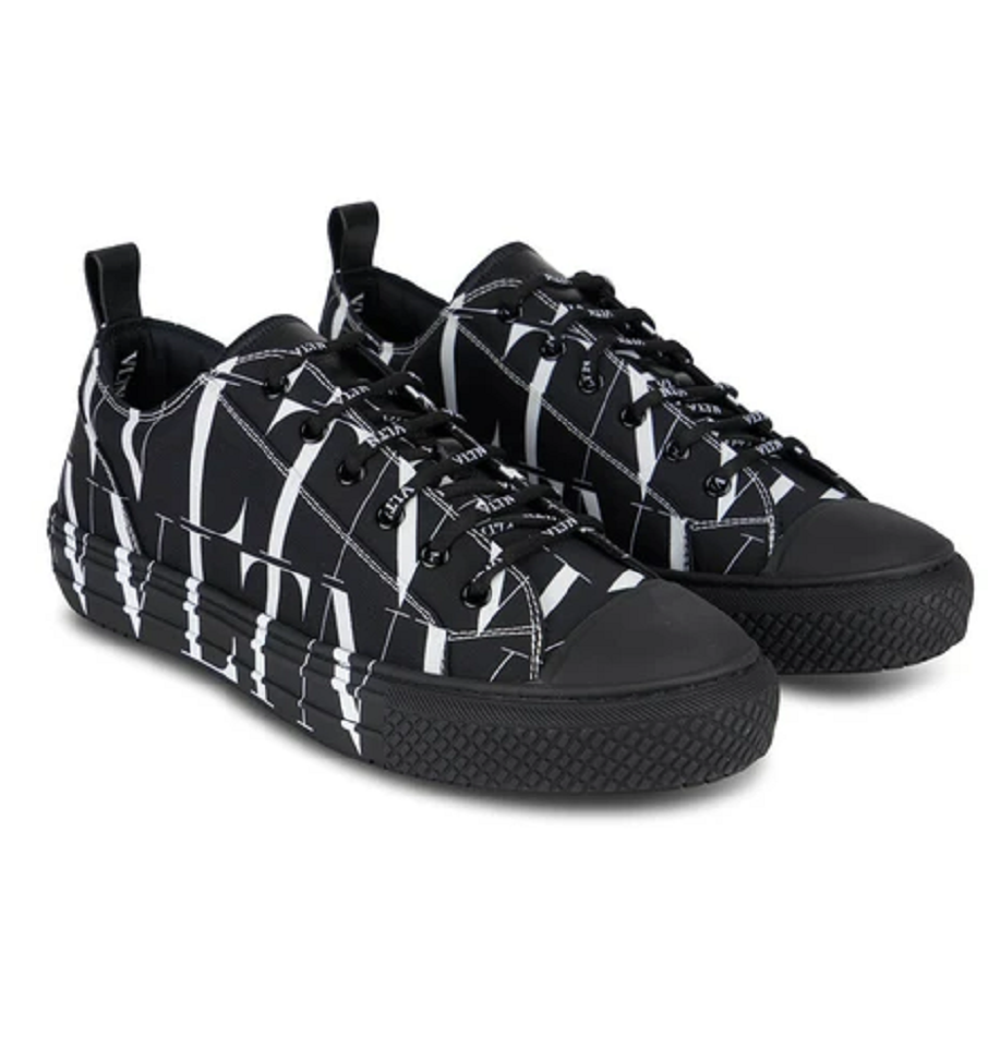 Giày Valentino Times Giggies Low-Top Fabric Sneaker UY2S0D57JKY0NI - Ảnh 2