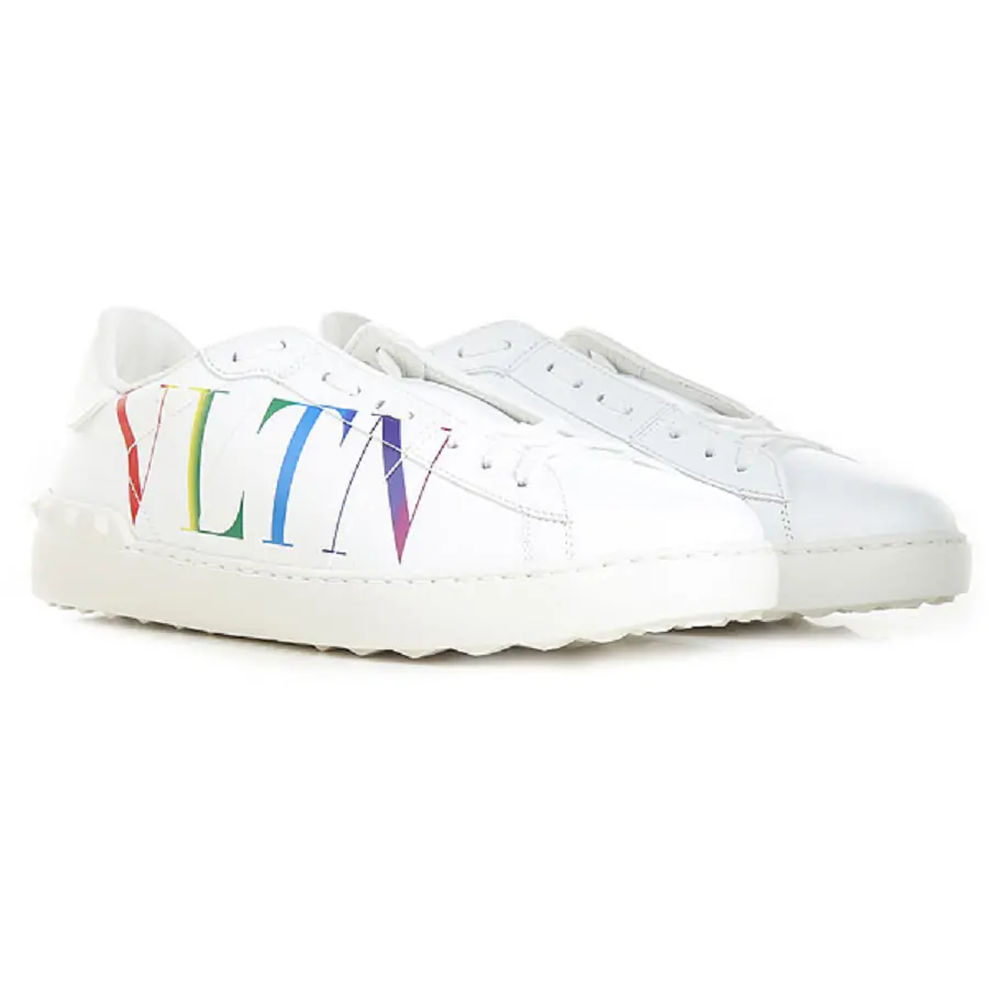 Alternative view of Giày Valentino Open Sneaker Calfskin With VLTN Logo Print VY2S0830MLV08V