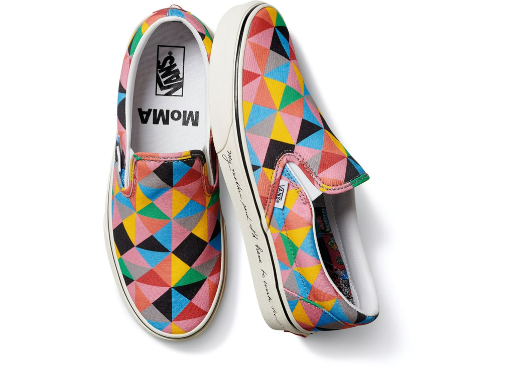 Giày Vans MoMA x Classic Slip-On 'MultiColor' VN0A4U381IC - Ảnh 4