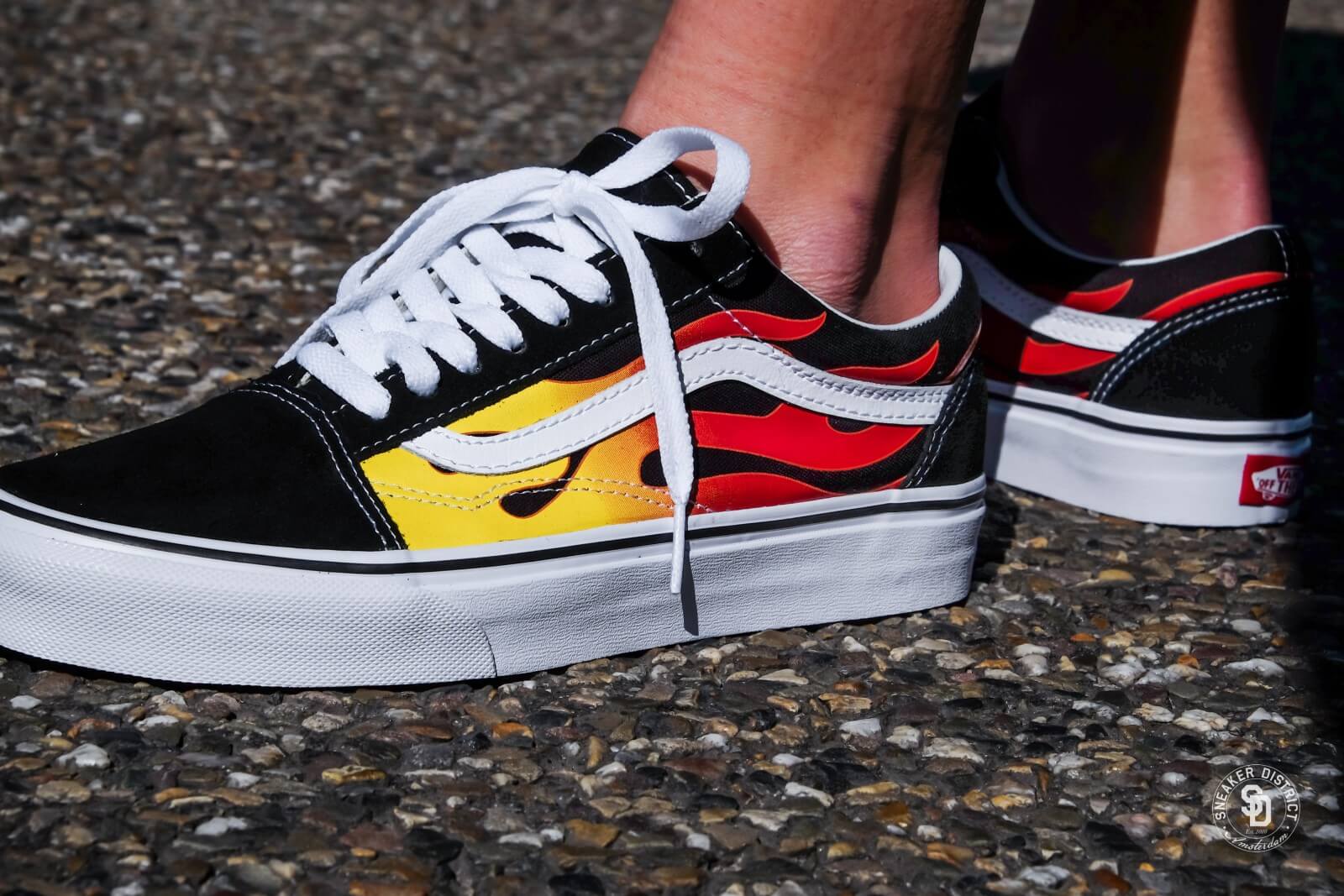 Giày Vans Old Skool 'Flame' VN0A38G1PHN1 - Ảnh 4