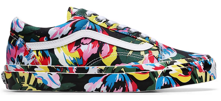 Giày Kenzo x Vans OG Old Skool LX "Floral Green" VN0A4P3X02H