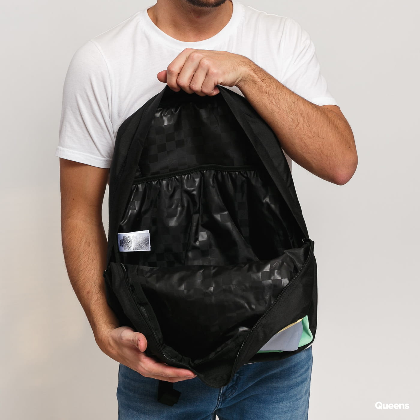 Balo Vans Realm backpack Black Multicoloured - Ảnh 4