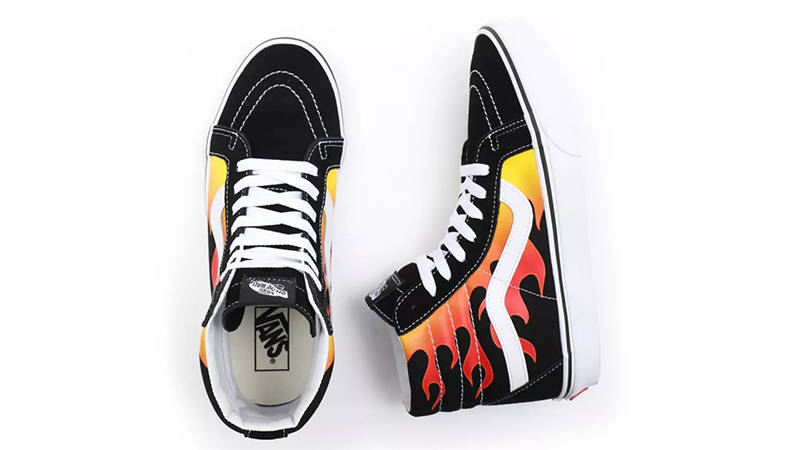 Giày Vans Sk8-Hi Reissue 'Flames' VN0A2XSBPHN - Ảnh 4