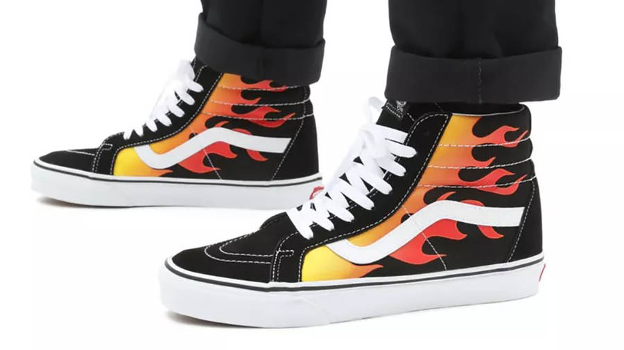 Giày Vans Sk8-Hi Reissue 'Flames' VN0A2XSBPHN - Ảnh 3