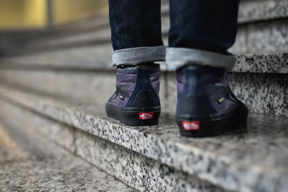 Alternative view of Giày Vans Sk8 Mid GTX 'Purple Velvet' VN0A4VJE24V1