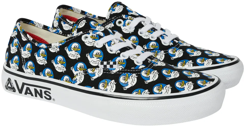 Alternative view of Giày Vans Skate Authentic Palace Jeremy the Duck Black VN0A4BWN6VI