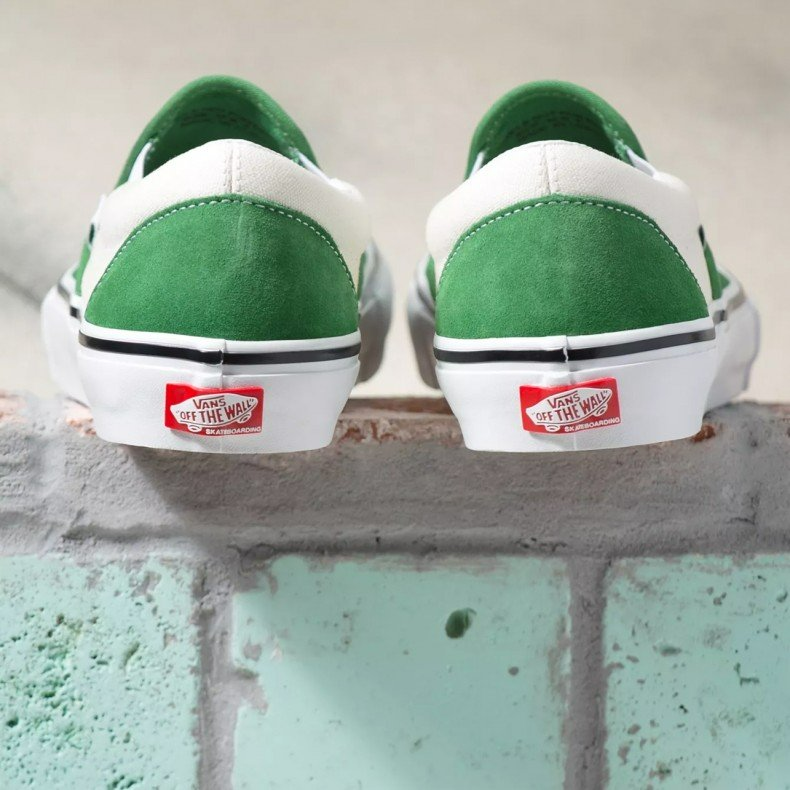 Giày Vans Classic Slip-On 'Green White' VN0A5FCA3JD - Ảnh 5