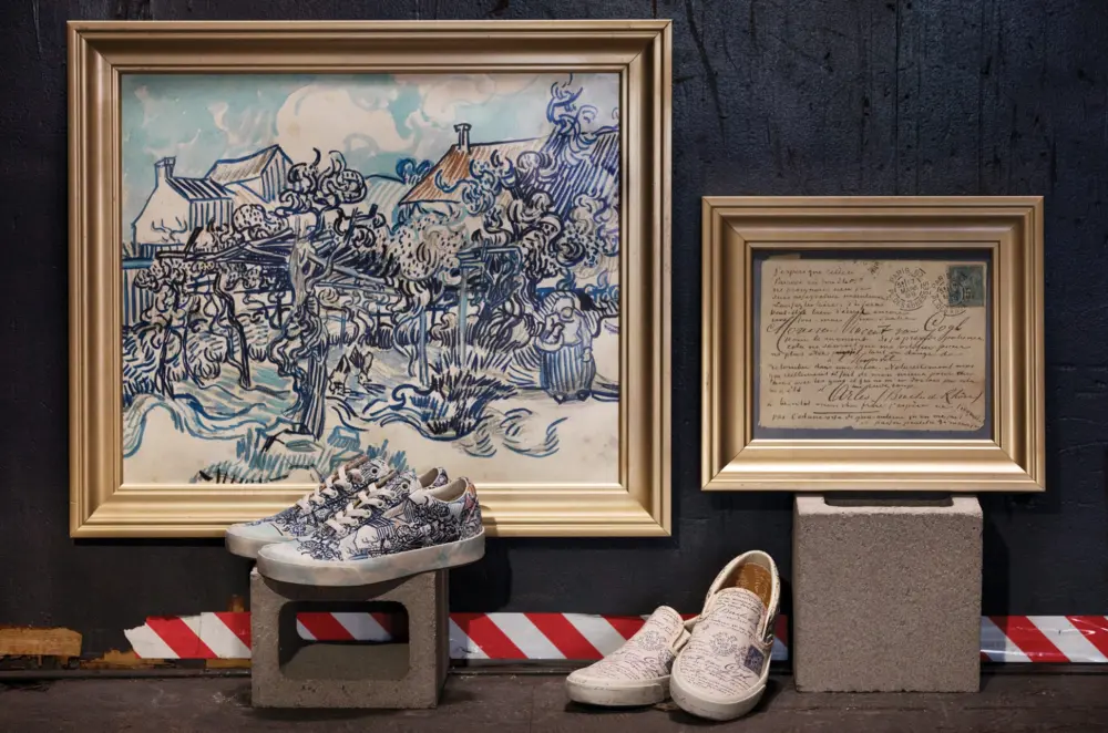 Giày Vans Gogh Museum x Vans Slip on VN0A38F7U7T - Ảnh 7