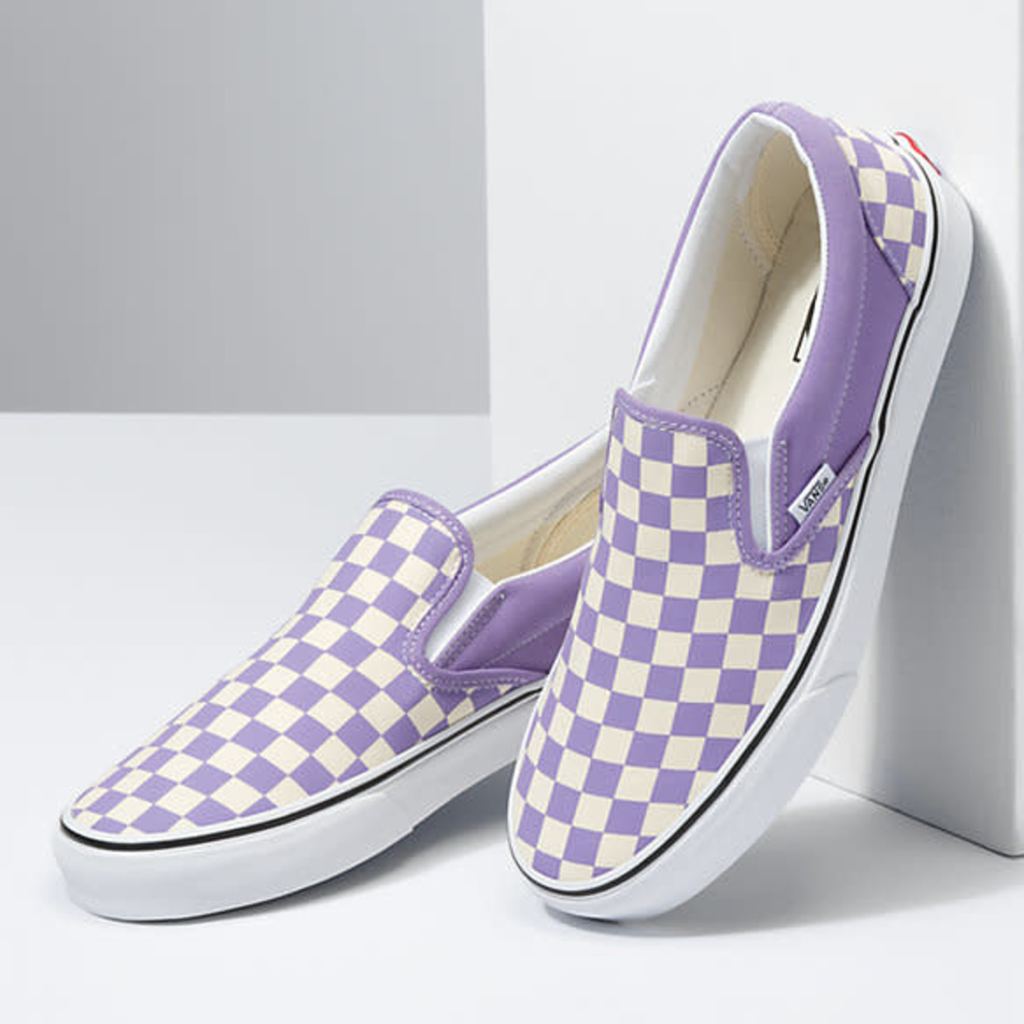 Giày Vans Classic Slip-On 'Checkerboard Chalk Violet' VN0A33TB9HM - Ảnh 4
