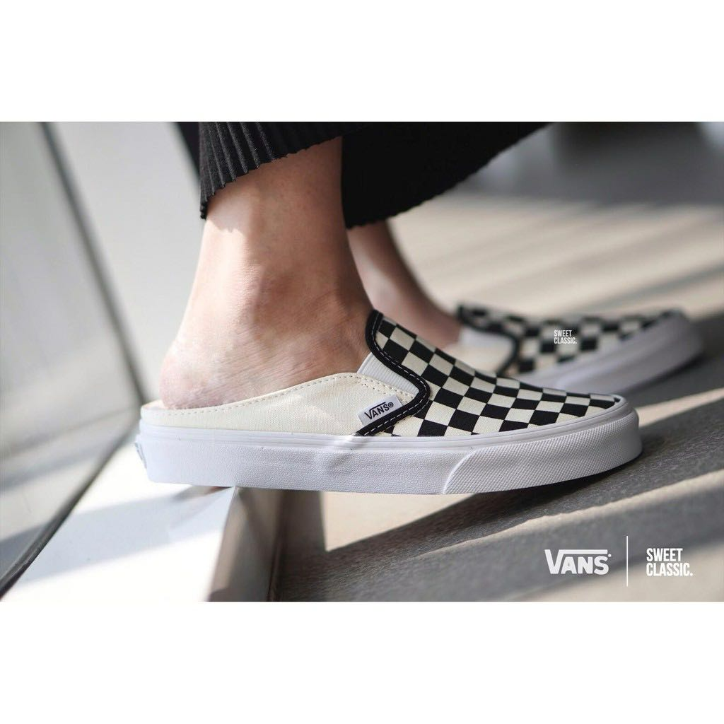 Giày Vans Slip On 'Checkerd Mule' VN0004KTE01 - Ảnh 4