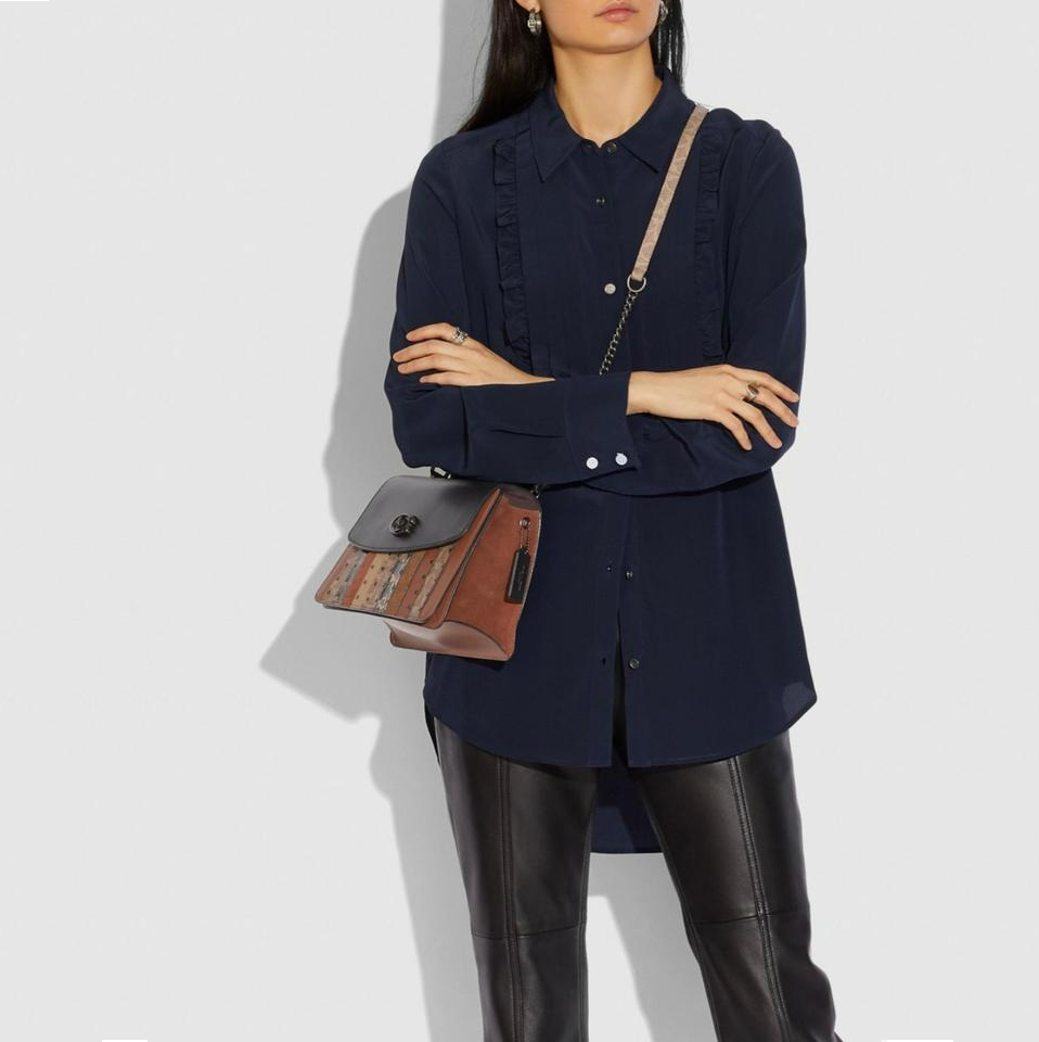 Túi Coach Open Box Parker Top Handle 'Patchwork' 79269-V5ORQ - Ảnh 4