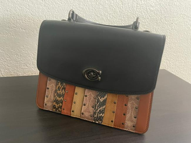 Túi Coach Open Box Parker Top Handle 'Patchwork' 79269-V5ORQ - Ảnh 3