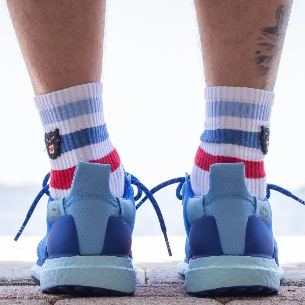 Giày Adidas Pharrell x Solar Hu Glide 'Power Blue' EF2377 - Ảnh 8