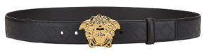 Thắt Lưng Versace Medusa Embossed Greca Leather Belt Classic Black DCU4140-DVBRV-D41OH