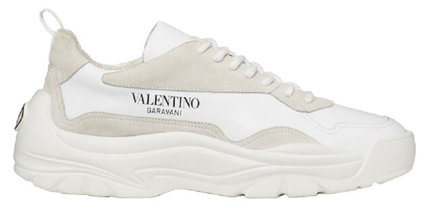 Giày Valentino Gumboy Calfskin Sneaker White 2020 UY2S0B17VRN0BO