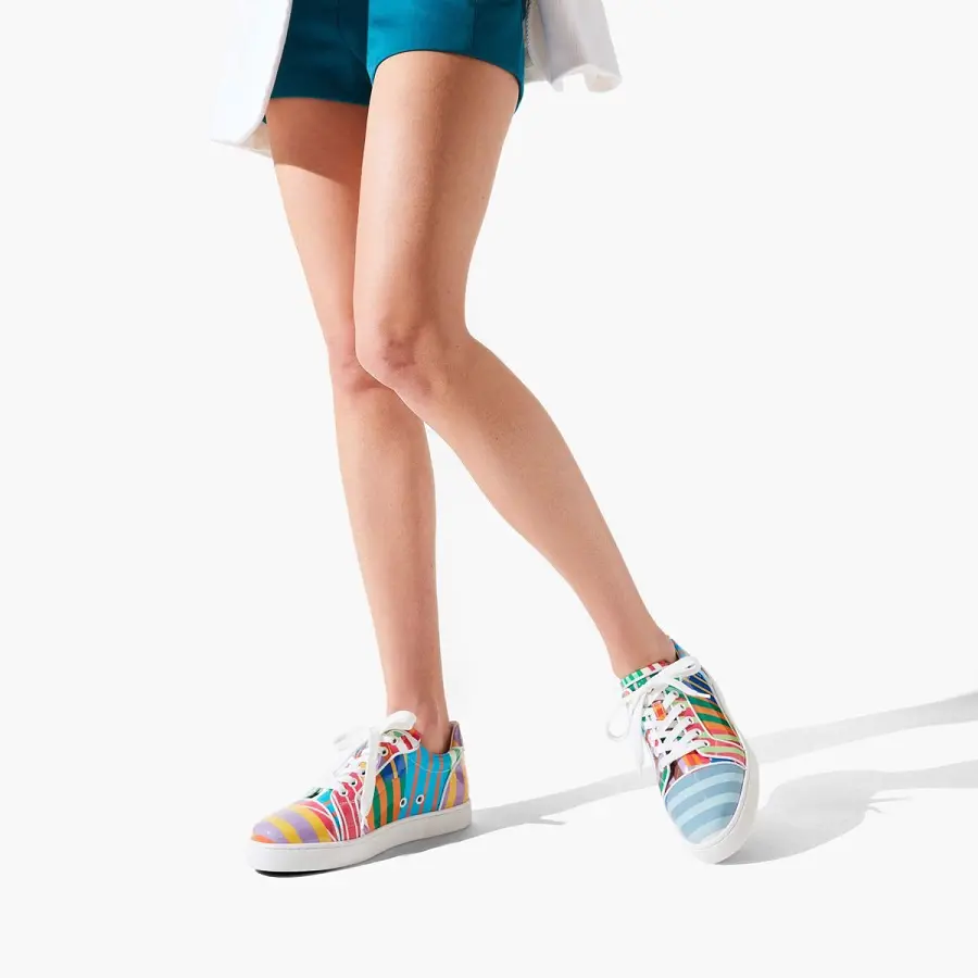 Giày Christian Louboutin Vieira Patent Leather 'Bianco Multicolor' 3220055J322 - Ảnh 8