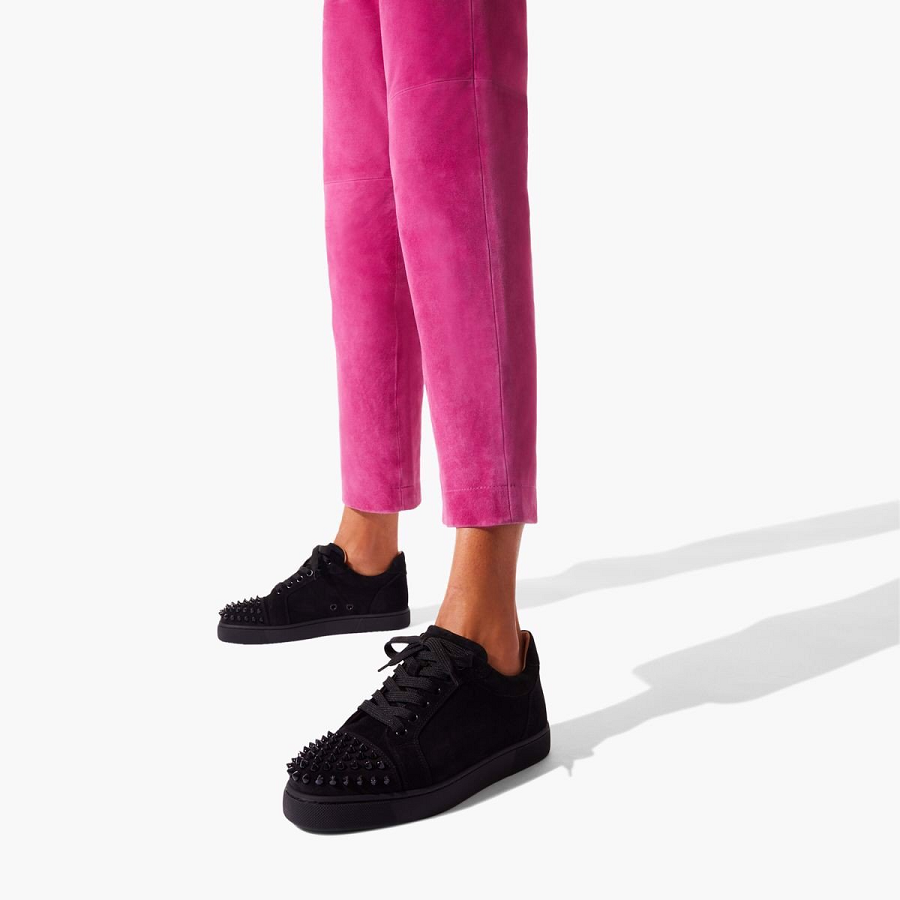 Giày Christian Louboutin Vieira Spikes 'Black' 3191433B049 - Ảnh 5