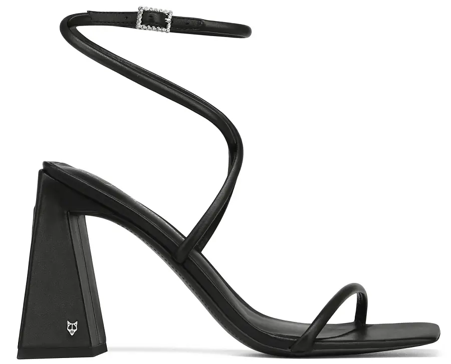 Giày cao gót Naked Wolfe VERGIE 'BLACK LEATHER'