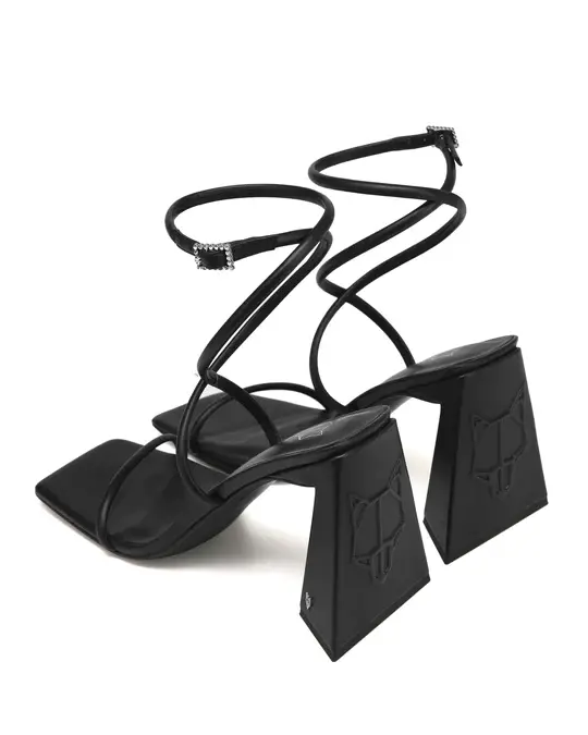 Giày cao gót Naked Wolfe VERGIE 'BLACK LEATHER' - Ảnh 3