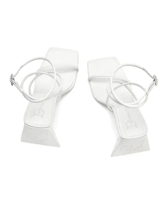 Giày cao gót Naked Wolfe VERGIE 'WHITE LEATHER' - Ảnh 5