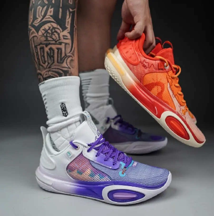 Giày Li-Ning Wade All City 11 'Purple White' ABAT031-3 - Ảnh 3