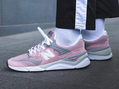 Giày New Balance X90 'Pink Grey White' MSX90RMN - Ảnh 5