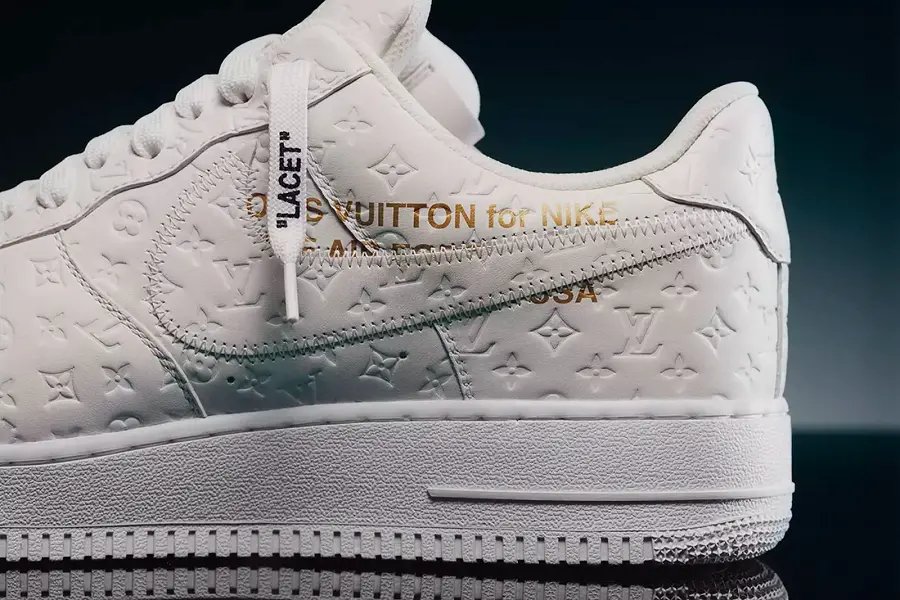 Nike Air Force 1 Low x Louis Vuitton Virgil Abloh 'White' CT1741-101 - Ảnh 3