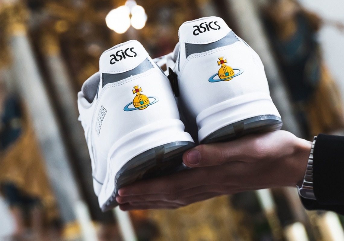 Giày Vivienne Westwood x Asics Gel Saga 'White' 1191A255 107 - Ảnh 4