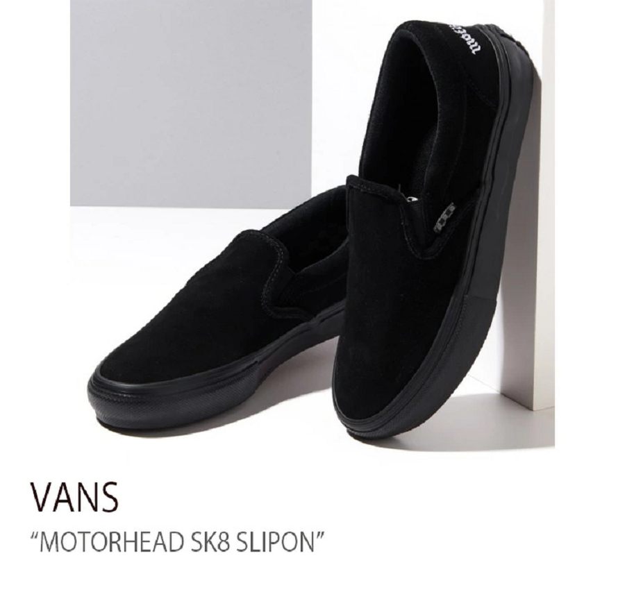 Giày Vans X Motorhead Skate Slip On 'Black' VN0005V6BKA - Ảnh 3