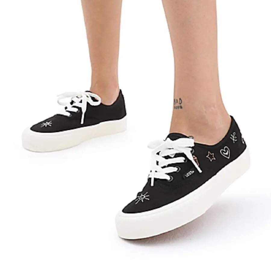 Giày Vans Mystical Embroidery Authentic VR3 'Black' VN0005UDBM8 - Ảnh 5