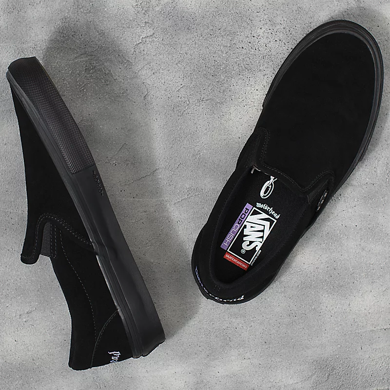 Giày Vans X Motorhead Skate Slip On 'Black' VN0005V6BKA - Ảnh 4