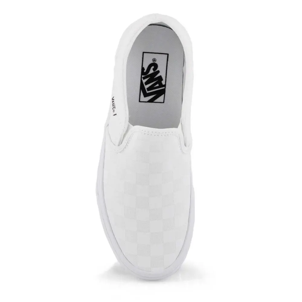 Alternative view of Giày Vans ASHER CHECKER Slip On VN000VOSW51