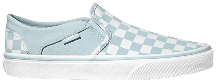 Giày Vans Asher 'Checkerboard Baby Blue' VN0A32QMROI