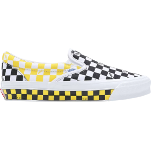 Giày Vans OG Classic Slip-On LX 'Checkerboard - Black Yellow' VN0A32QNY23