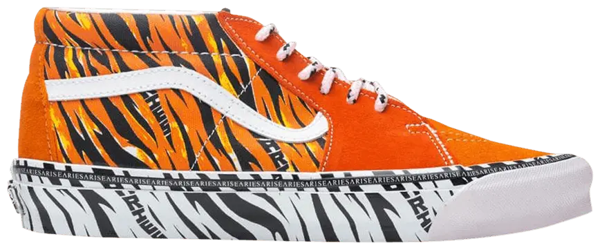 Giày Vans Aries x OG Sk8-Mid LX 'Tiger Bright' VN0A4BVC9WW