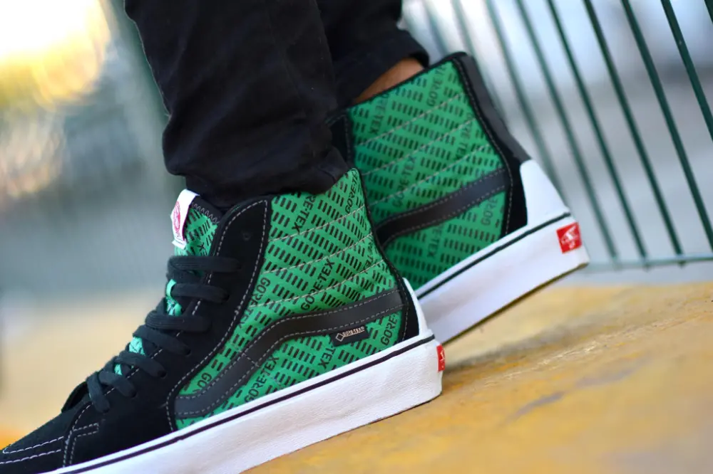 Giày Vans Sk8-Hi GTX 'Black Green' VN0A4P3HYJ71 - Ảnh 3