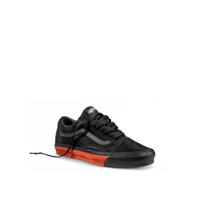 Giày Vans WTAPS x Old Skool LX 'Black Orange' VN0A4P3X20E - Ảnh 9