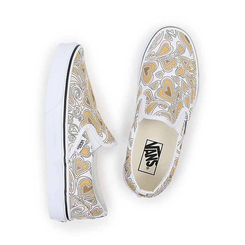 Giày Vans Classic Slip On 'Pink Heart' VN0A5JMHJBW - Ảnh 5