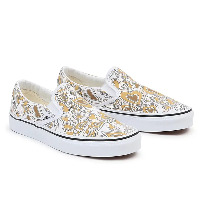 Giày Vans Classic Slip On 'Pink Heart' VN0A5JMHJBW - Ảnh 3