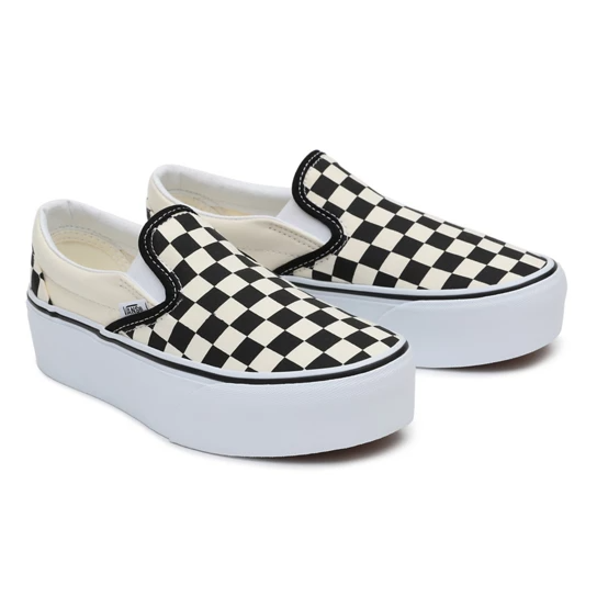 Giày Vans Classic Slip on Stackform 'Checkerboard' VN0A7Q5RTYQ - Ảnh 6