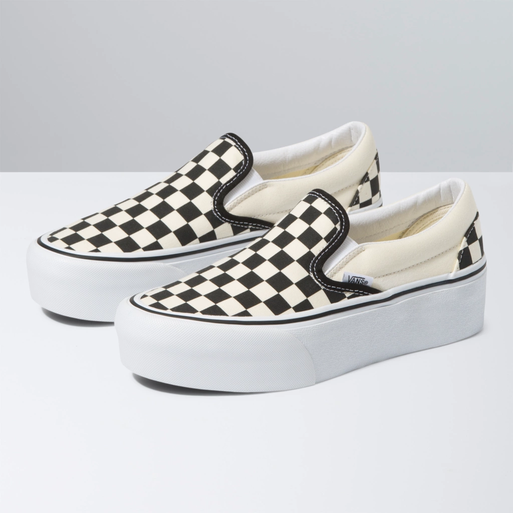 Giày Vans Classic Slip on Stackform 'Checkerboard' VN0A7Q5RTYQ - Ảnh 4