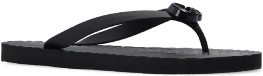 Dép Gucci GG Chevron Thong Sandal Black 659229-J8710-1000