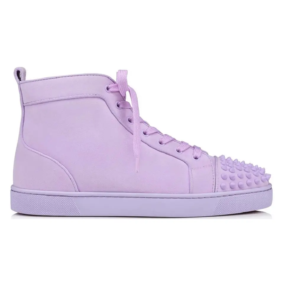 Giày Christian Louboutin Lou Spikes 'Purple' 1200811L241