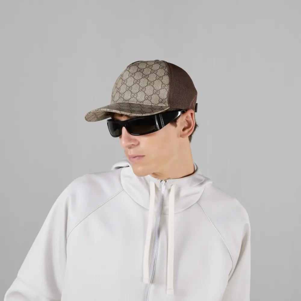 Alternative view of Mũ Gucci GG Supreme Baseball Hat 'Beige' 763332-4HA4U-9764