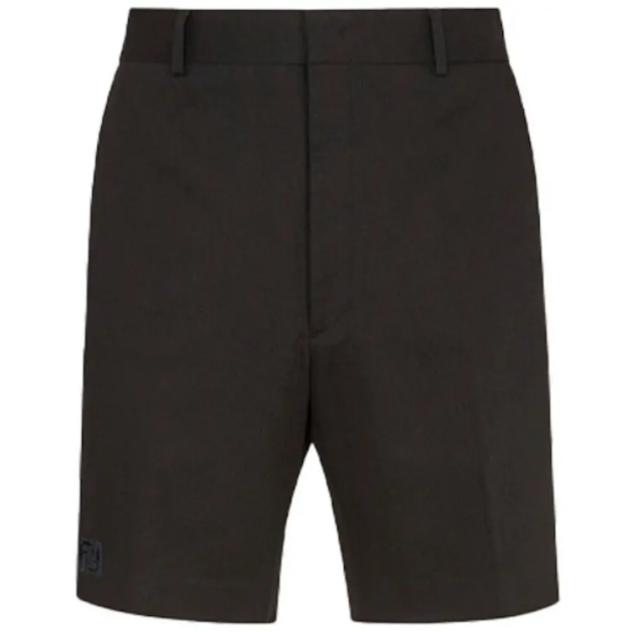 Quần Fendi Canvas Trousers 'Black' FB0521AFESF0QA1