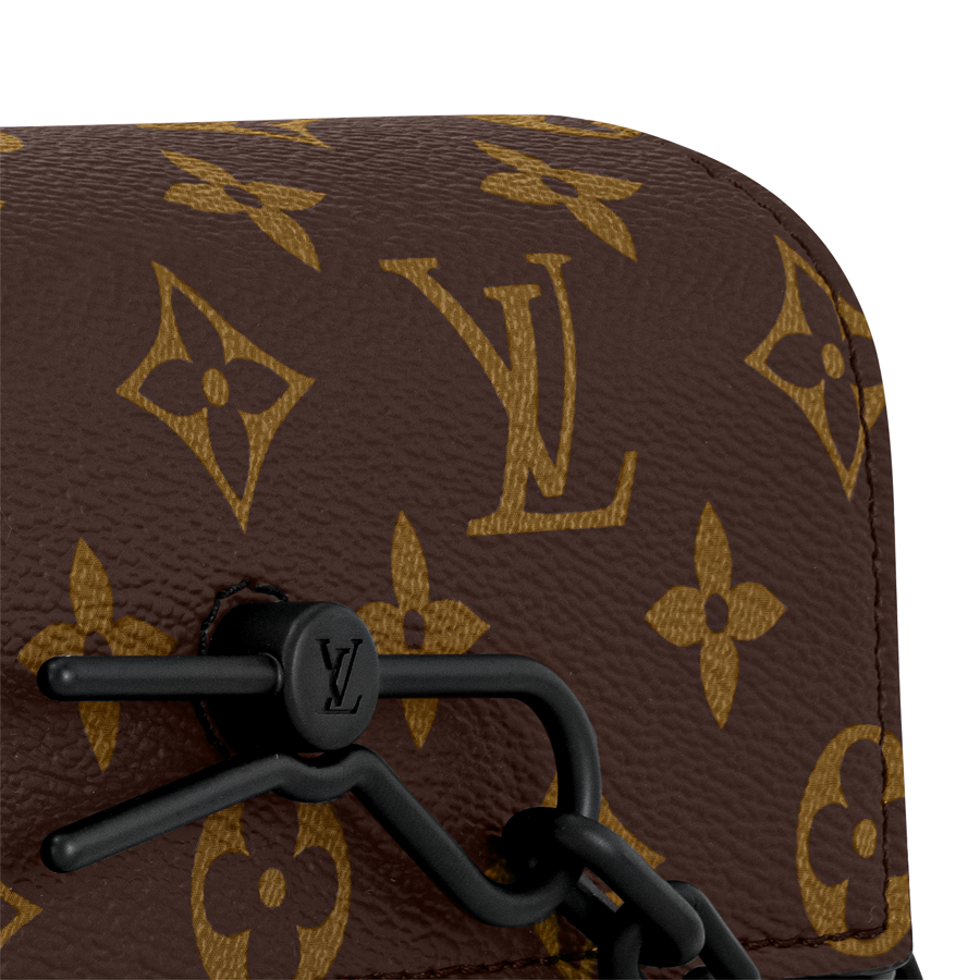Túi Louis Vuitton Steamer Monogram Macassar 'Brown' M82534 - Ảnh 4